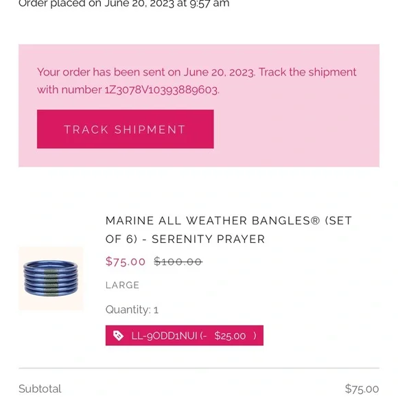 Marine All Weather Big Buddha bracelets size Large - Picture 5 of 5